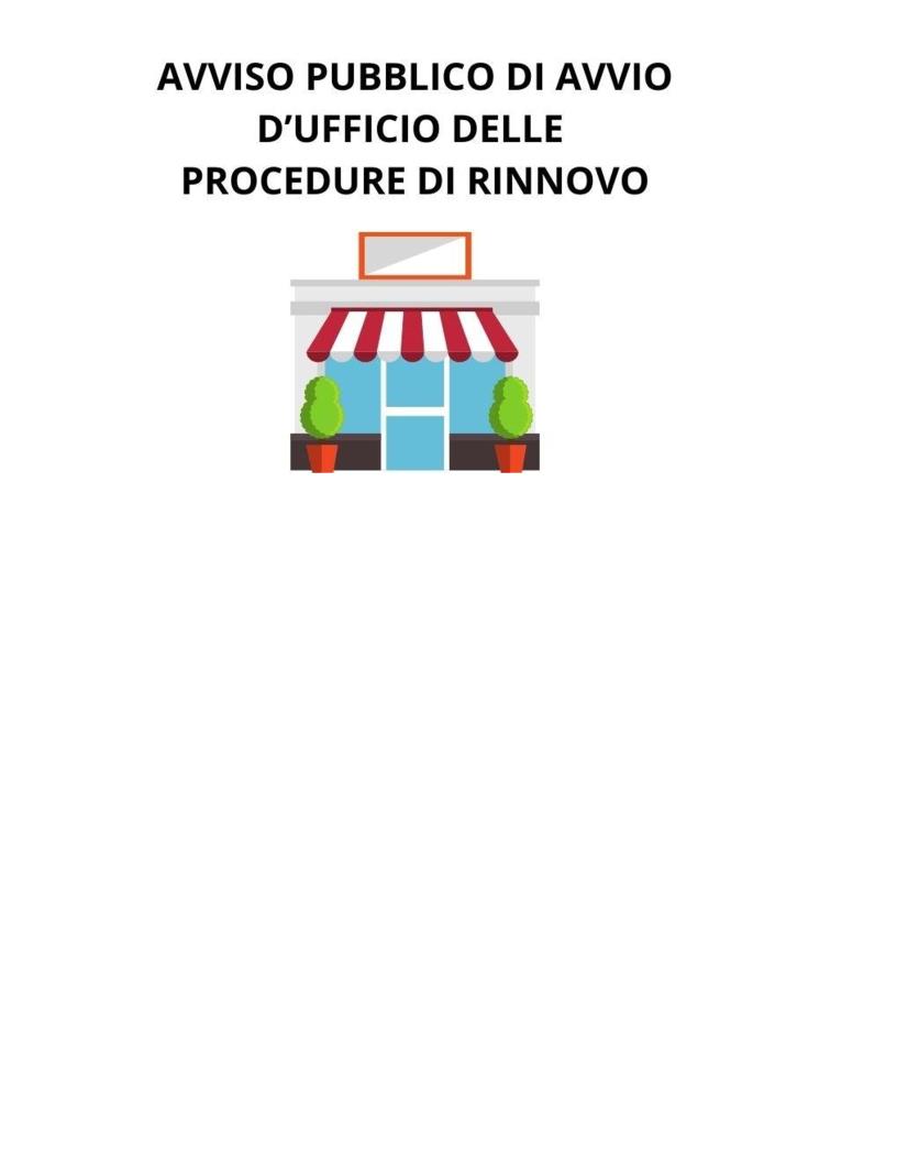 AVVISO DI PUBBLICAZIONE DEL MODELLO DI  DOMANDA E DICHIARAZIONE UNICA PER Il RINNOVO DELLA CONCESSIONE DI POSTEGGIO RISERVATO AL COMMERCIO SU AREE PUBBLICHE 