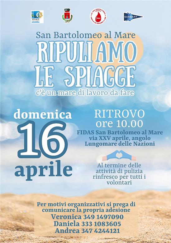 Ripuliamo le spiagge locandina