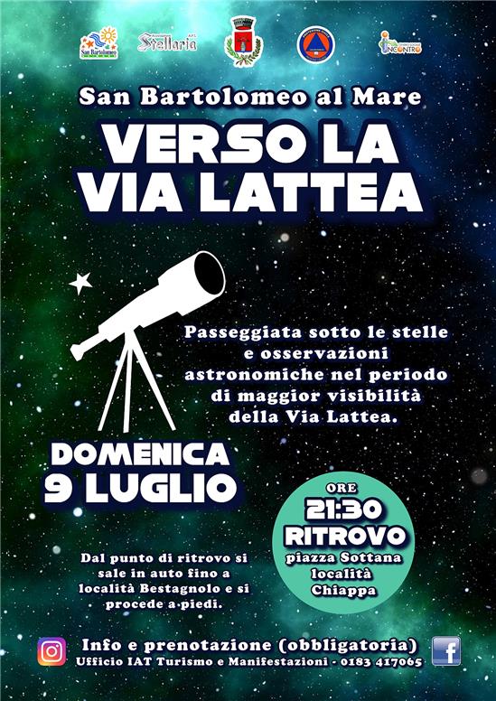 Verso la via Lattea