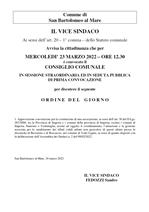 Convocazione consiglio