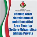 cambio orari ricevimento al pubblico